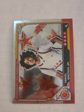 Topps Mikel Brown Jr. Red White Silver Basketball Trading Card